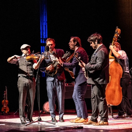 punch brothers performing on the cfa mainstage.