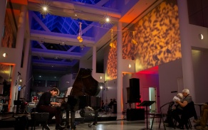 The interior of the Center for the Arts. 