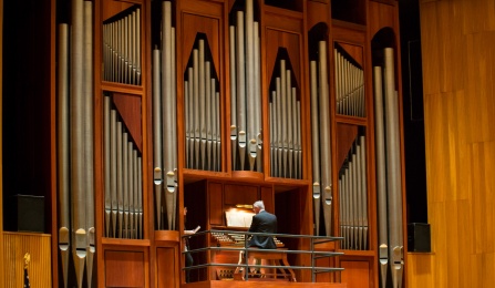 C.B Fisk Organ in Lippes Concert Hall. 