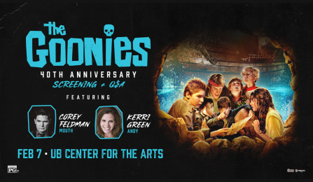 drawing of the cast of the goonies.