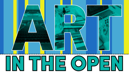 art in the open logo. 