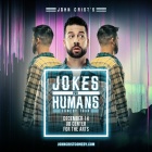 three images of john crist facing out of a circle. 