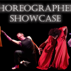 silhouette of dancers posing with arms stretched out. 