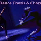 student dancer performing on stage. 