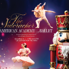 images of dancers performing and a christmas themed nutcracker. 