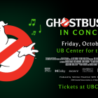 cartoon drawing ghostbusters logo of a white cartoon ghost trapped behind a red &lsquo;no&rsquo; symbol. 