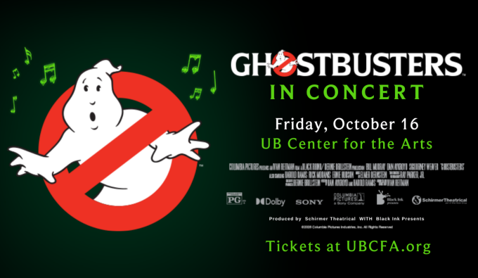 cartoon drawing ghostbusters logo of a white cartoon ghost trapped behind a red ‘no’ symbol. 