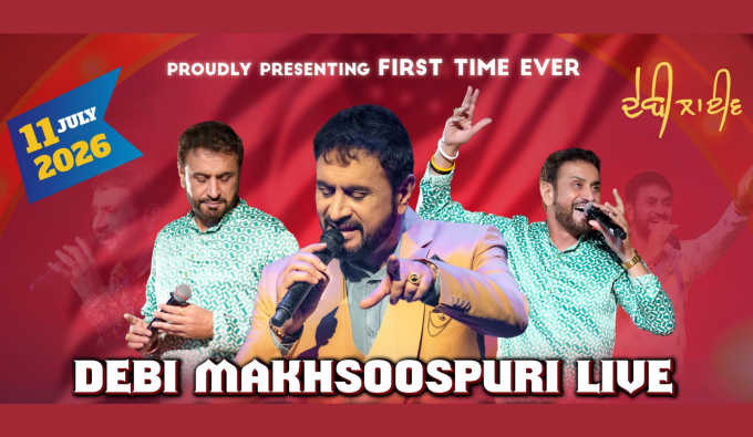 debi makhsoospuri singing into a microphone.