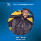 Kevin Olusola posing with electric cello behind his back. 