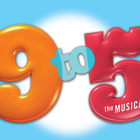 9 to 5 in bubble letters. 