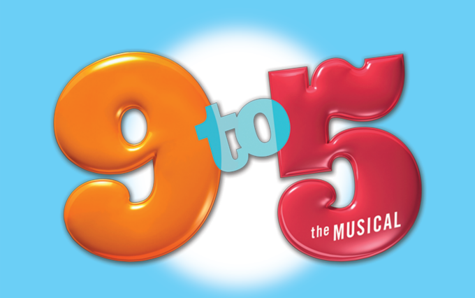 9 to 5 in bubble letters. 