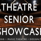 view of katharine cornell theatre audience seating from the stage. 