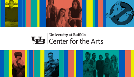 Colorful collage of artists and performers coming to the Center for the Arts this fall.