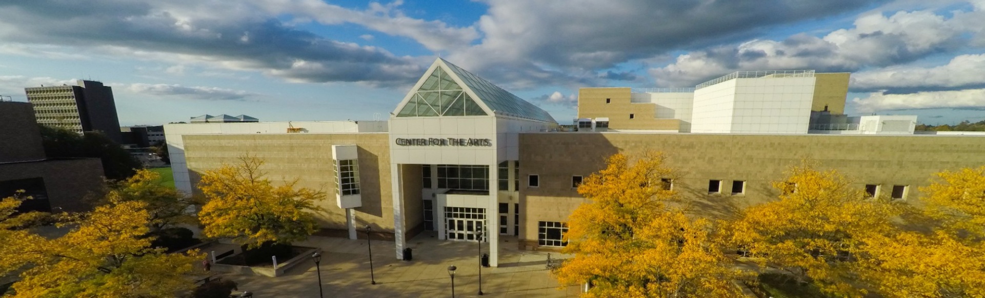 The Center for the Arts from the front. 